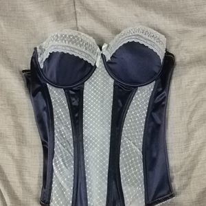 Blue corset